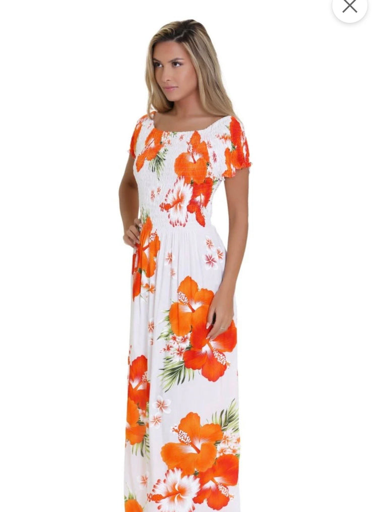 Floral Smock Stretchy Sundress