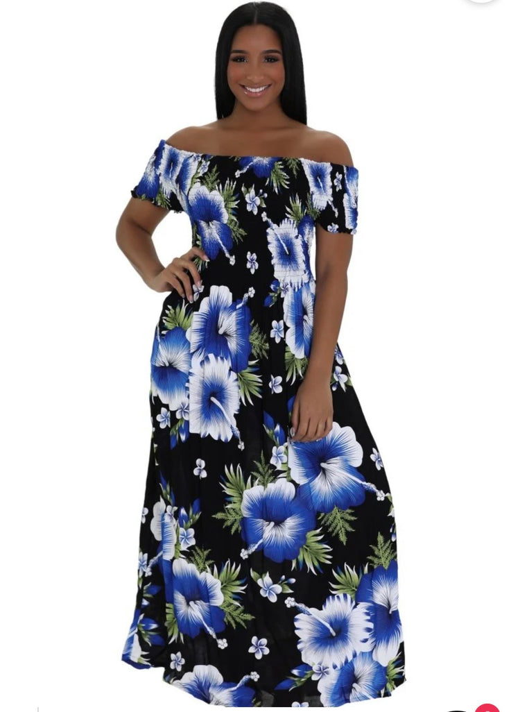 Floral Smock Stretchy Sundress