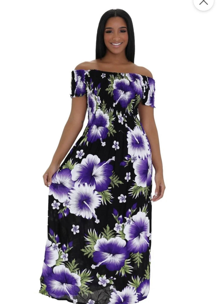 Floral Smock Stretchy Sundress