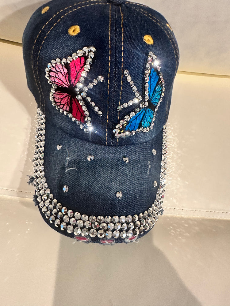 Butterfly Denim Hat