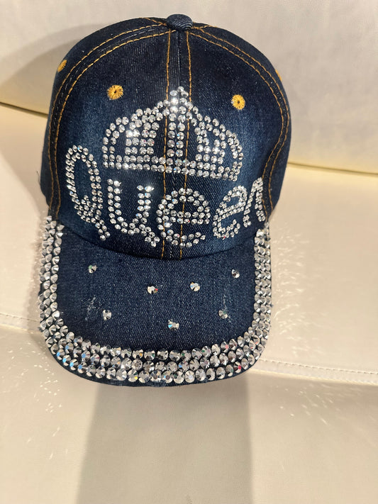 Queen Denim Hat