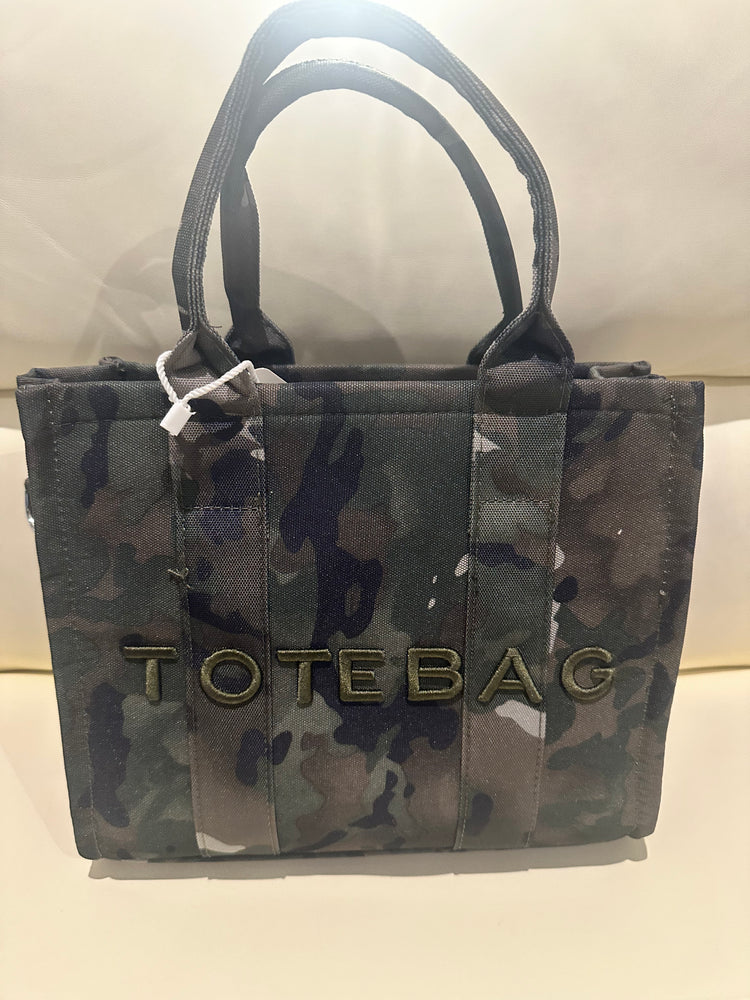 Small Camo Tote Purse