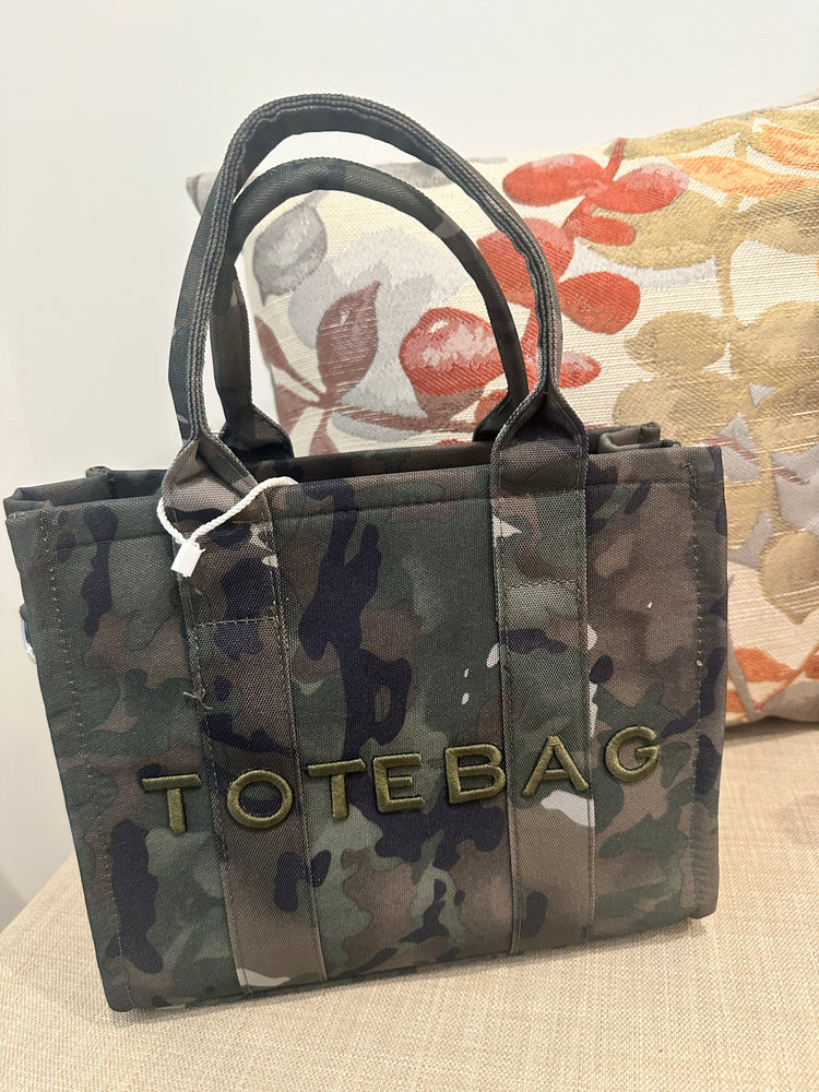Small Camo Tote Purse