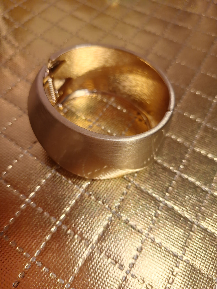 Smooth Gold Cuff Bracelet