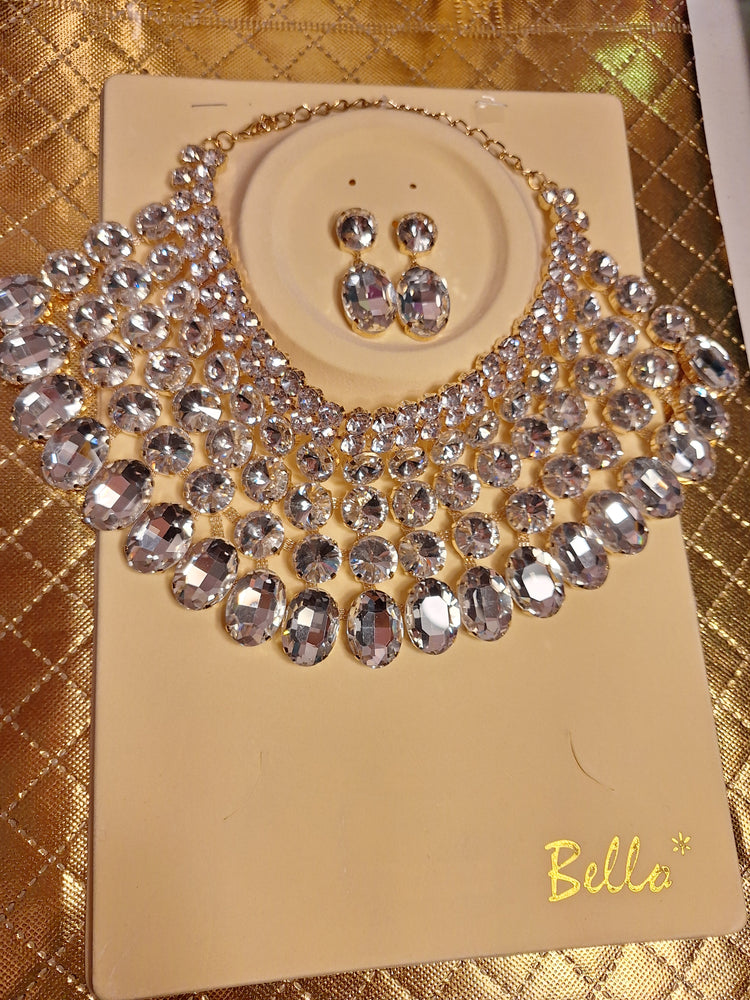 Rhinestone Statement Necklace