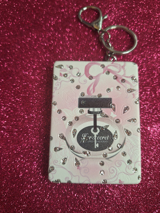 Perfume Bottle Mirrors with Keychain