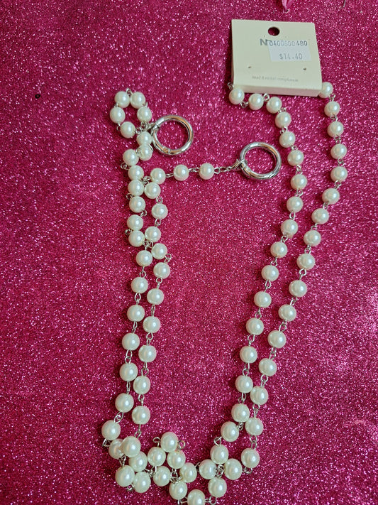 Pearl Beaded Multi-Chains